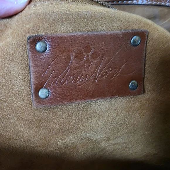 Patricia Nash Benvenuto European Map Tote  100% Full Grain Leather - Picture 8 of 15